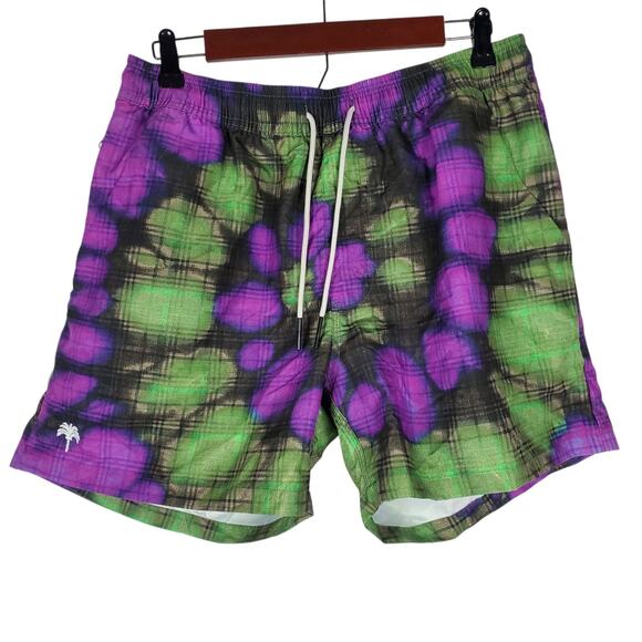 OAS Swim Trunks Mens L Toxicado Swim Shorts Beach Travel Vacation Fast Dry - Picture 3 of 12